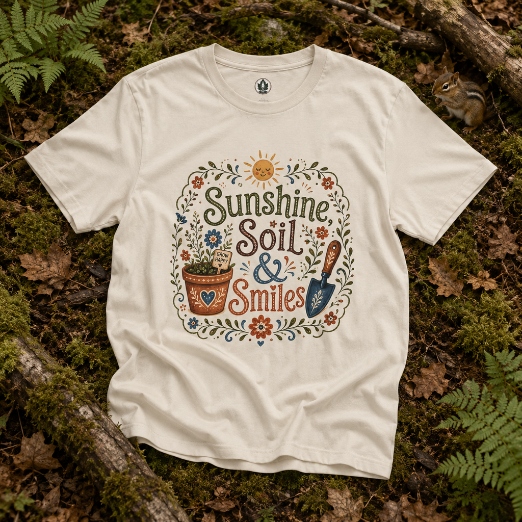 Sunshine, Soil, and Smiles T‑Shirt