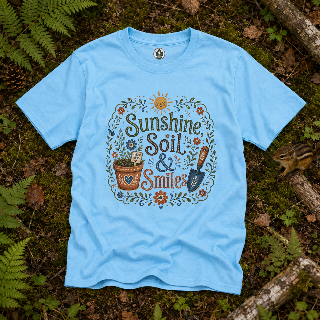 Sunshine, Soil, and Smiles T‑Shirt