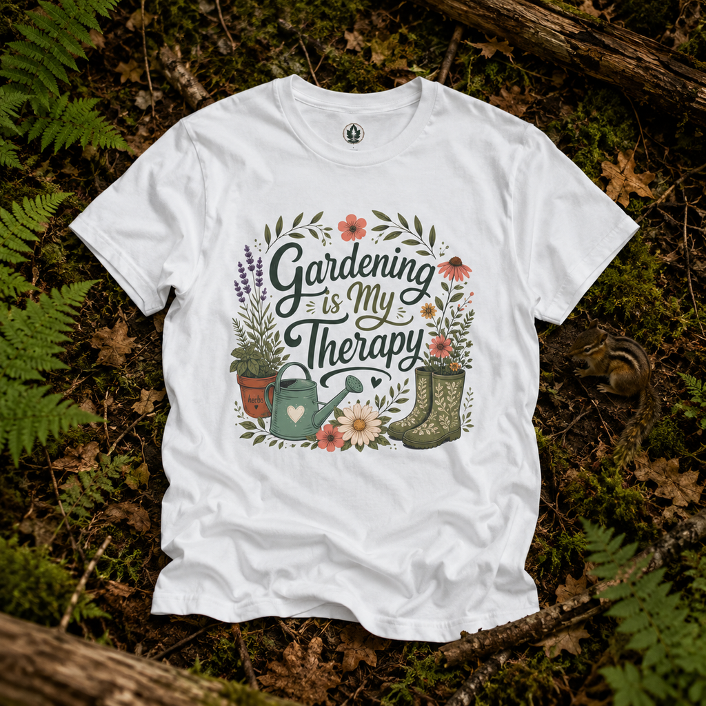 Gardening is My Therapy T‑Shirt