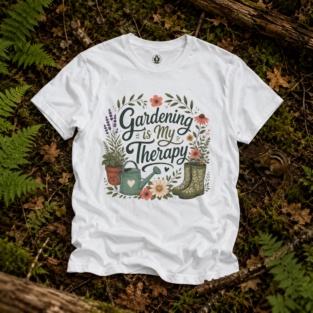 Gardening is My Therapy T‑Shirt