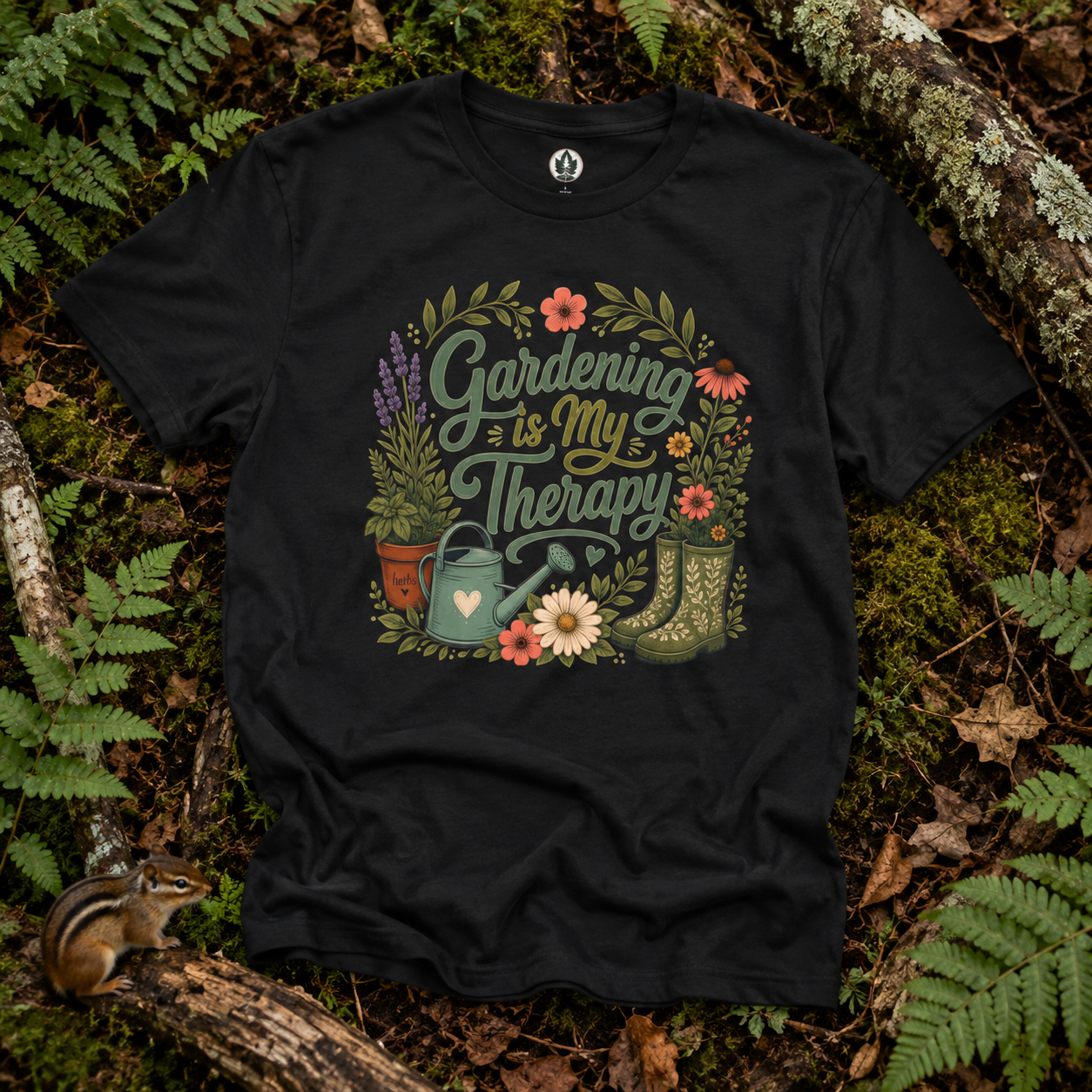 Gardening is My Therapy T‑Shirt