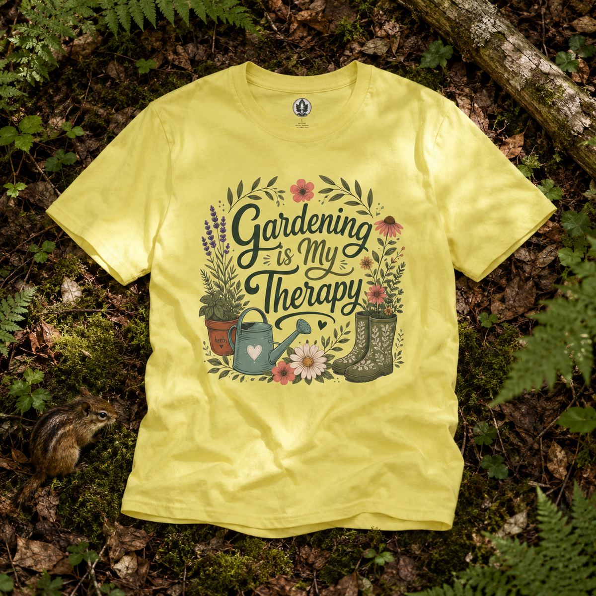 Gardening is My Therapy T‑Shirt