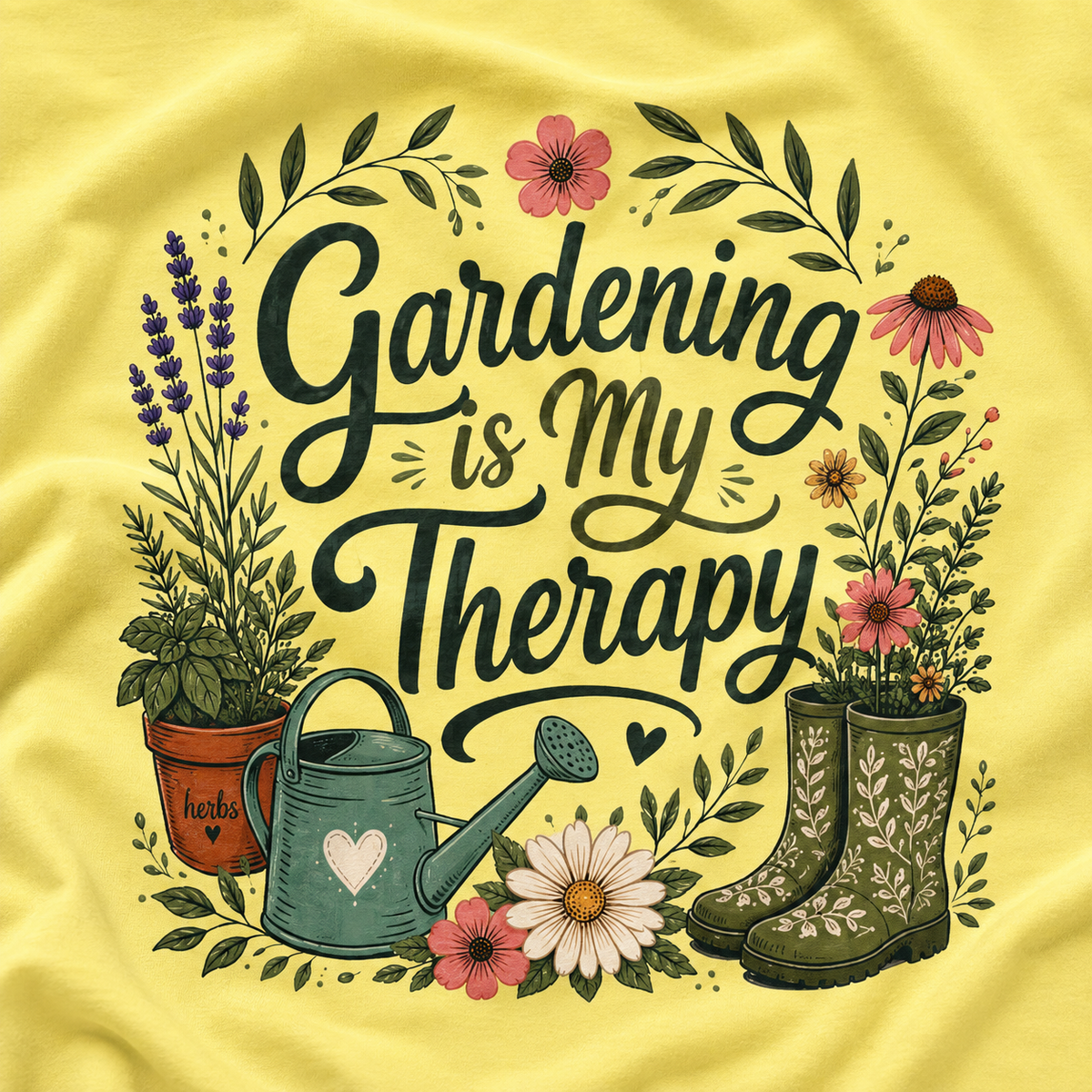 Gardening is My Therapy T‑Shirt