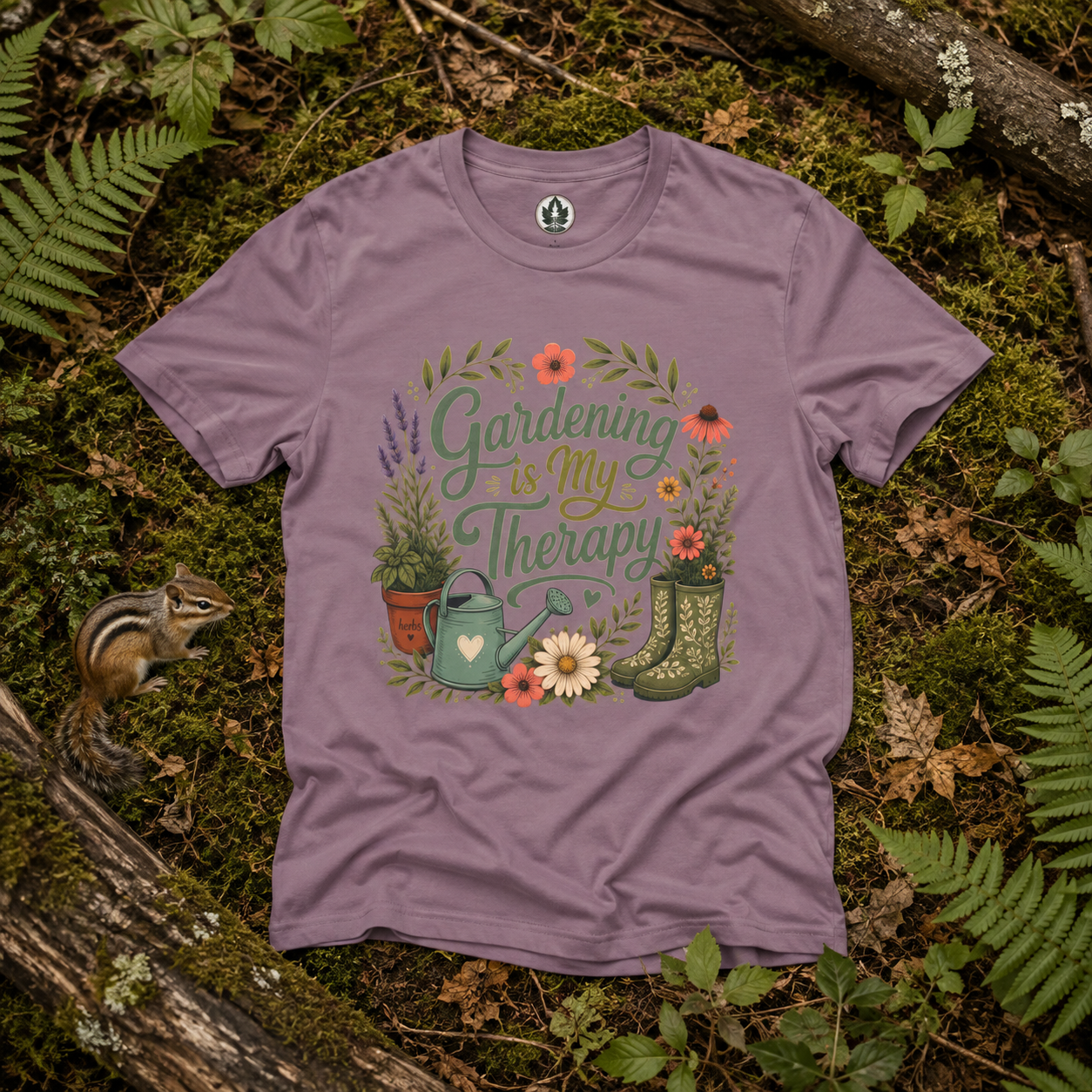 Gardening is My Therapy T‑Shirt