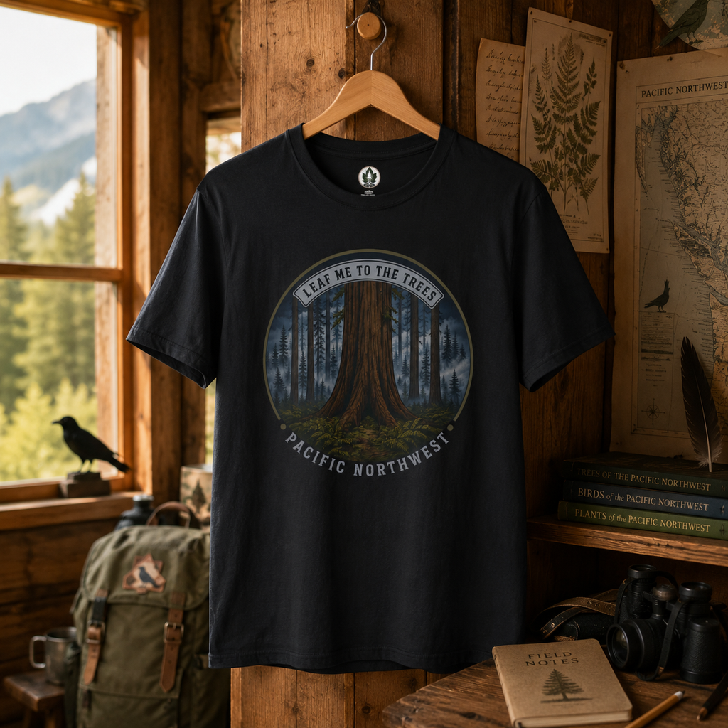 Leaf Me to the Trees Pacific Northwest Tree T‑Shirt