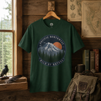 Pacific Northwest Mountain T‑Shirt — “Wild by Nature” Tee