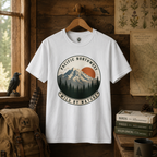 Pacific Northwest Mountain T‑Shirt — “Wild by Nature” Tee