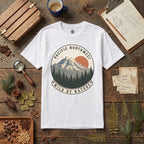 Pacific Northwest Mountain T‑Shirt — “Wild by Nature” Tee