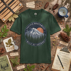 Pacific Northwest Mountain T‑Shirt — “Wild by Nature” Tee