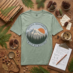 Pacific Northwest Mountain T‑Shirt — “Wild by Nature” Tee