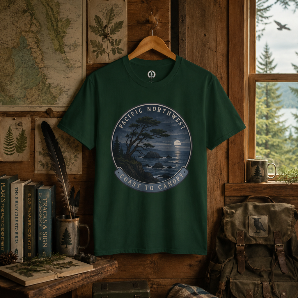 Pacific Northwest Tree T‑Shirt — “Coast to Canopy” Tee