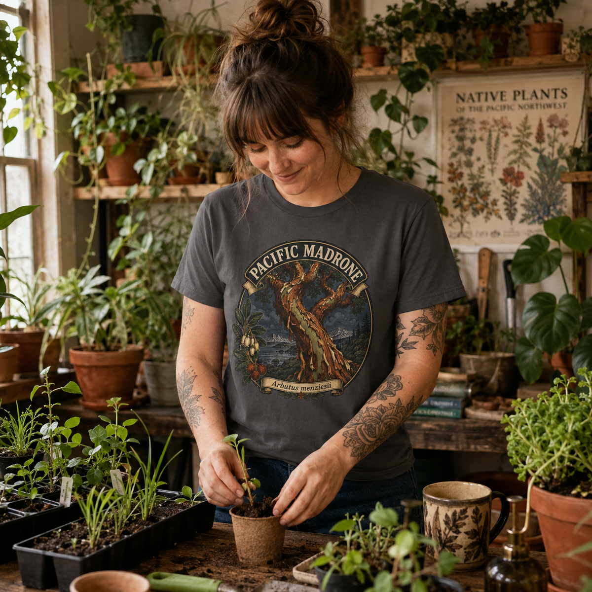 Pacific Madrone, Arbutus menziesii T‑Shirt