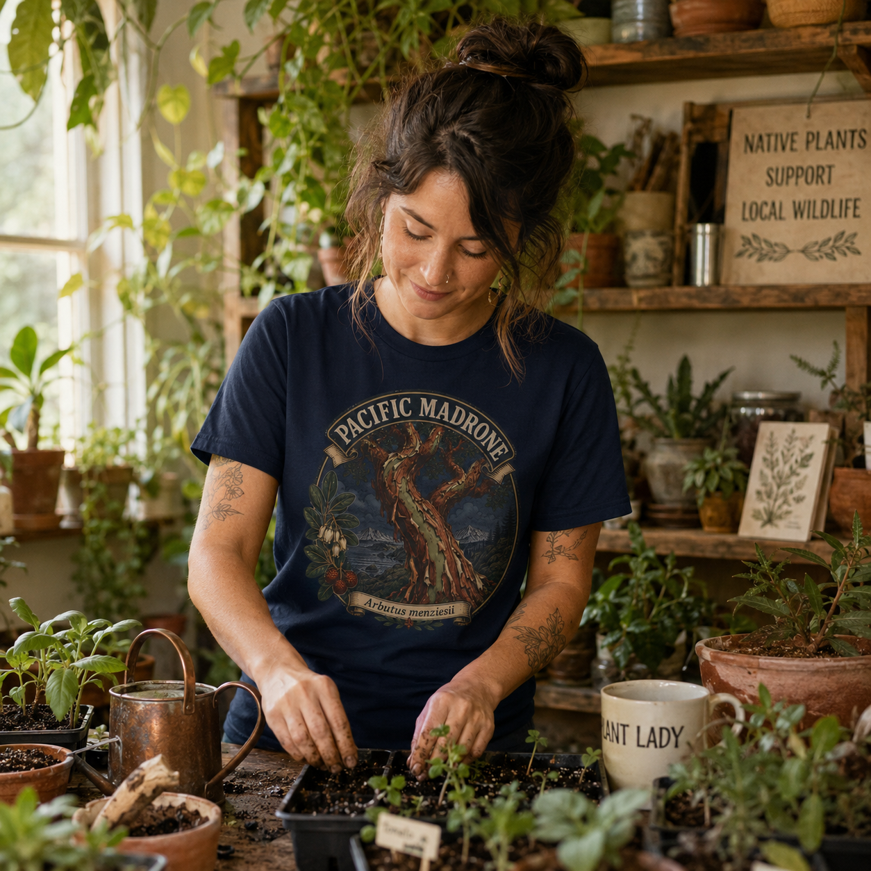 Pacific Madrone, Arbutus menziesii T‑Shirt