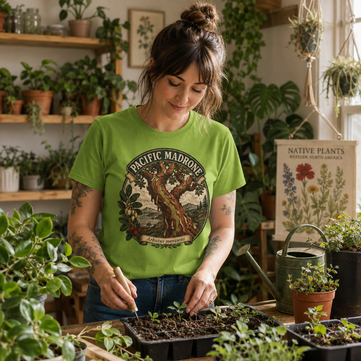 Pacific Madrone, Arbutus menziesii T‑Shirt