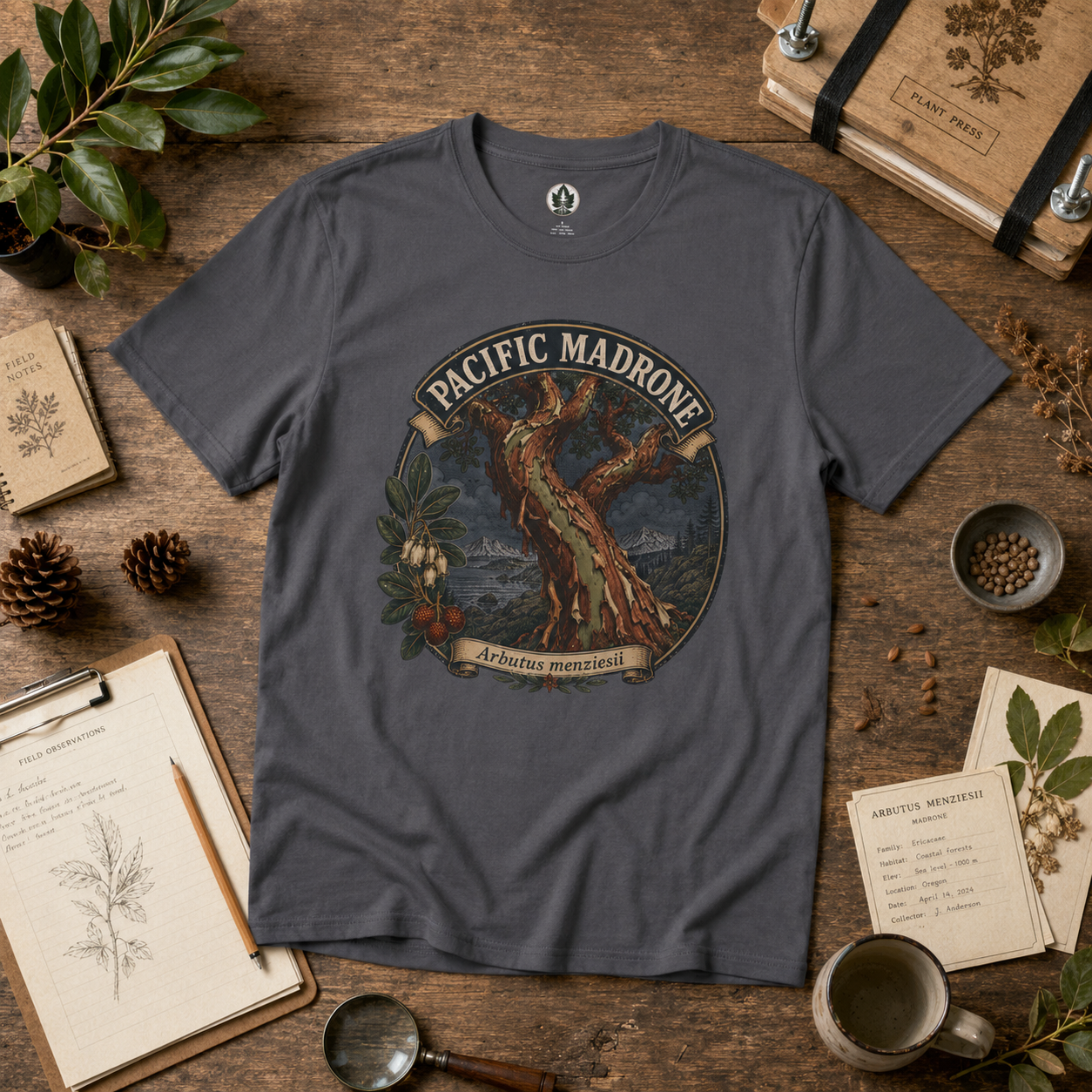 Pacific Madrone, Arbutus menziesii T‑Shirt