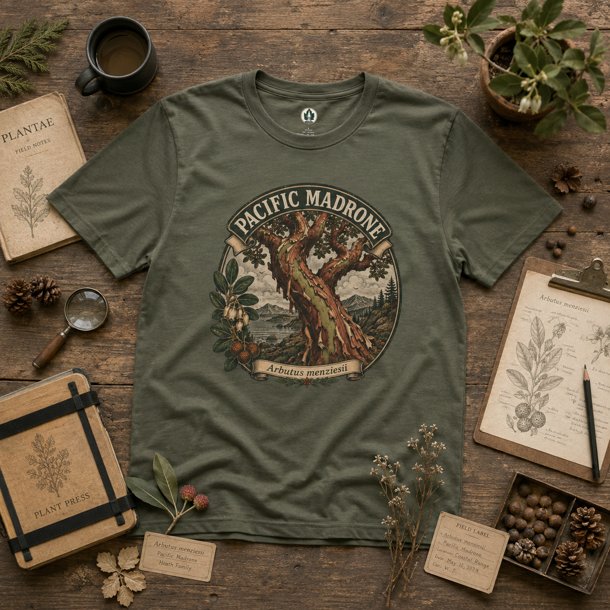 Pacific Madrone, Arbutus menziesii T‑Shirt