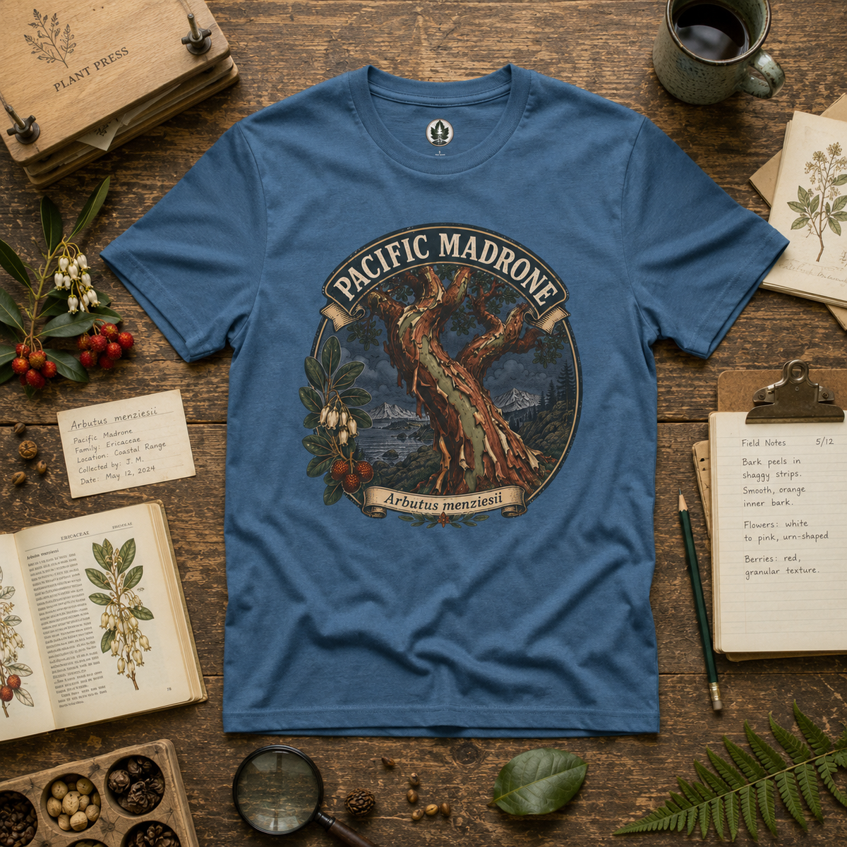 Pacific Madrone, Arbutus menziesii T‑Shirt