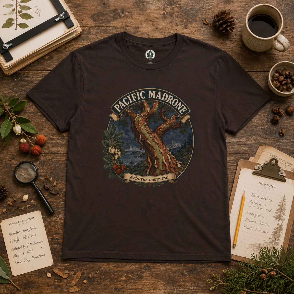 Pacific Madrone, Arbutus menziesii T‑Shirt