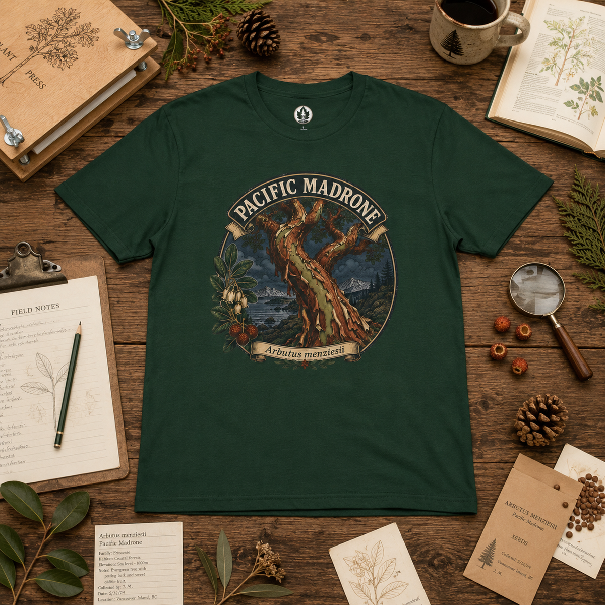 Pacific Madrone, Arbutus menziesii T‑Shirt