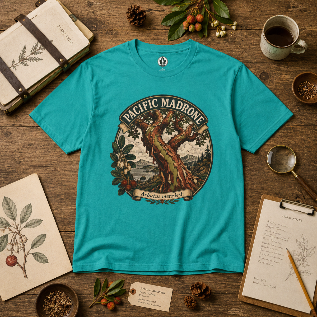 Pacific Madrone, Arbutus menziesii T‑Shirt
