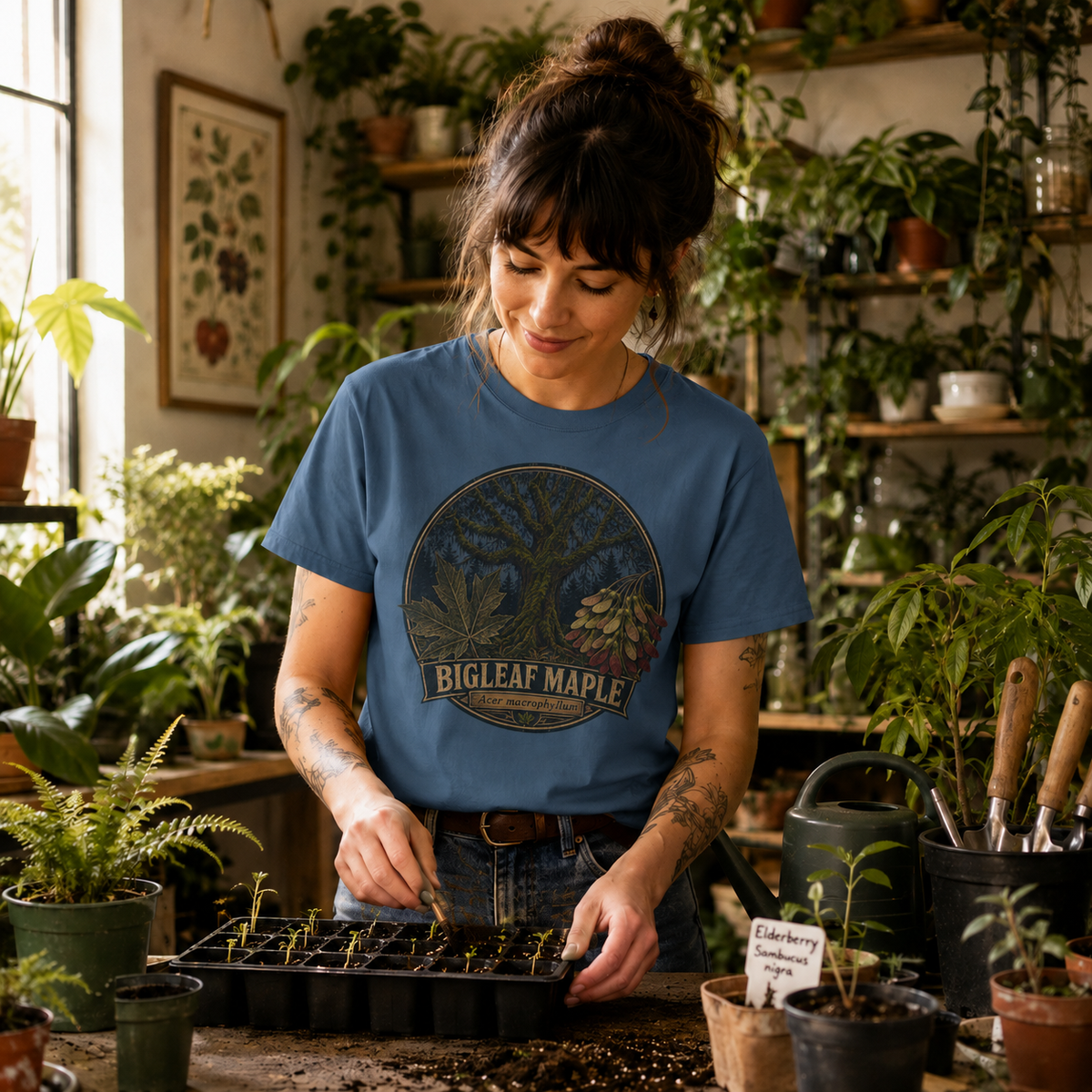 Bigleaf Maple, Acer macrophyllum T‑Shirt