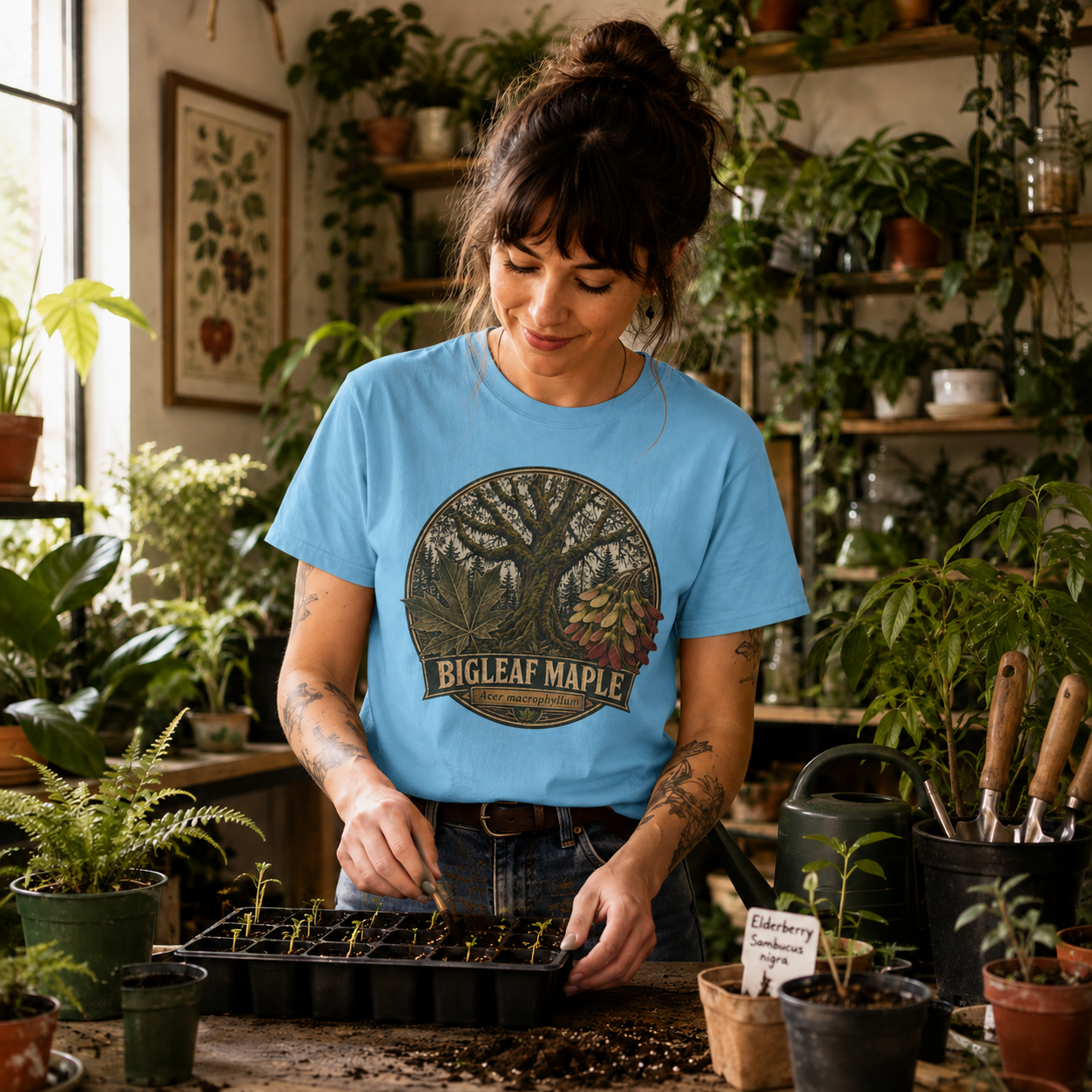 Bigleaf Maple, Acer macrophyllum T‑Shirt