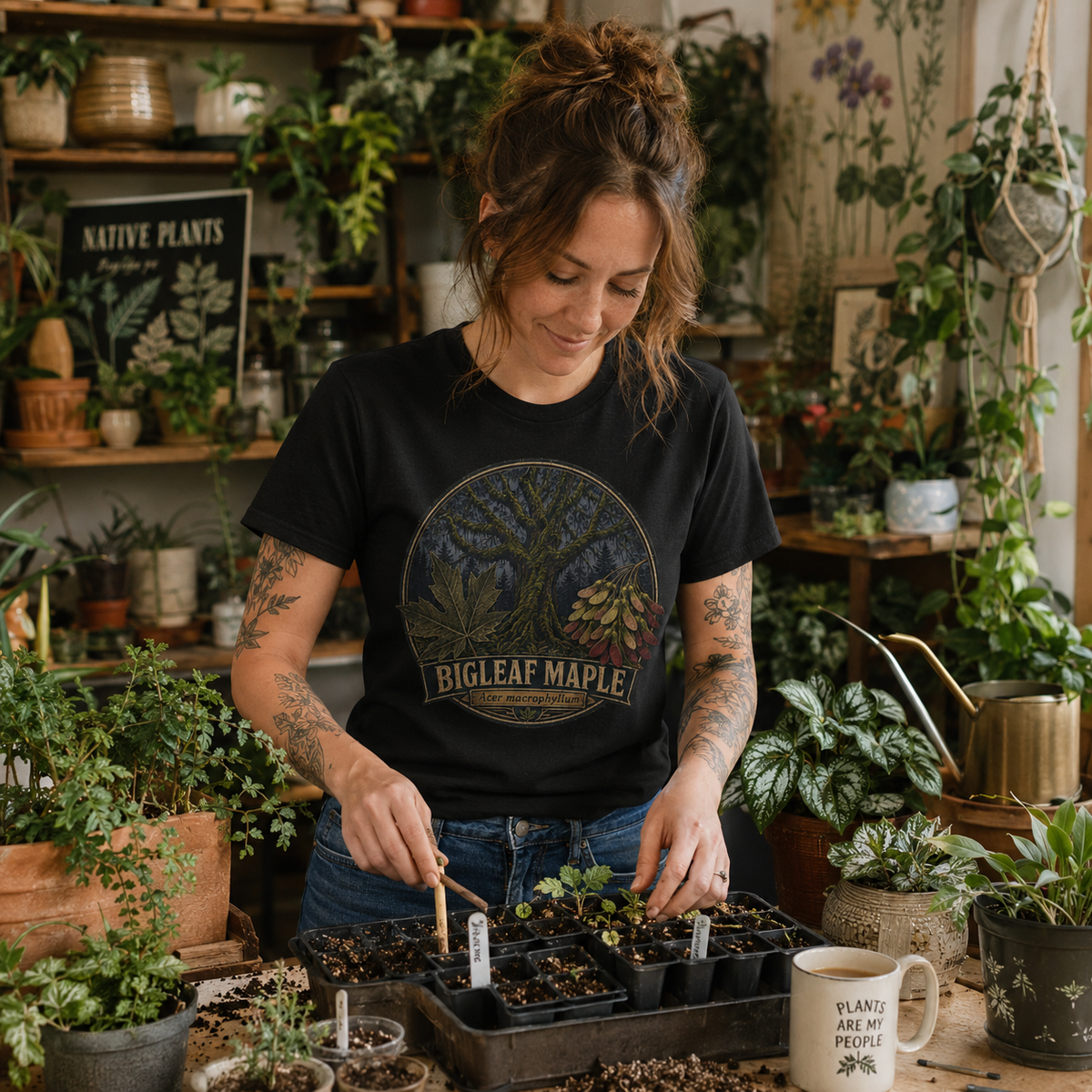 Bigleaf Maple, Acer macrophyllum T‑Shirt