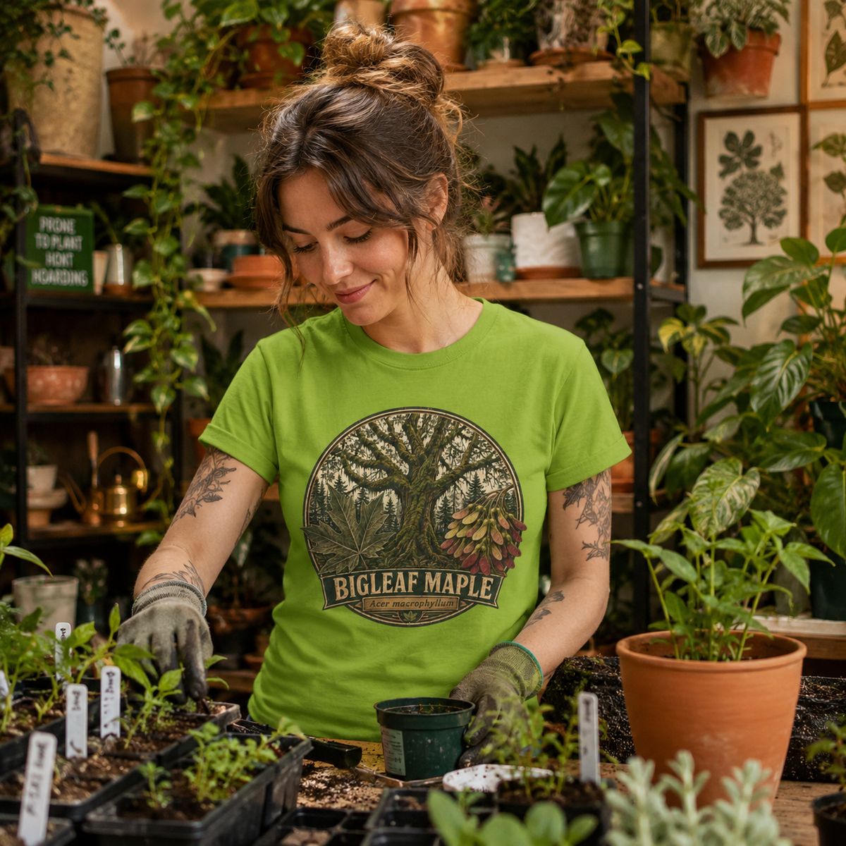 Bigleaf Maple, Acer macrophyllum T‑Shirt