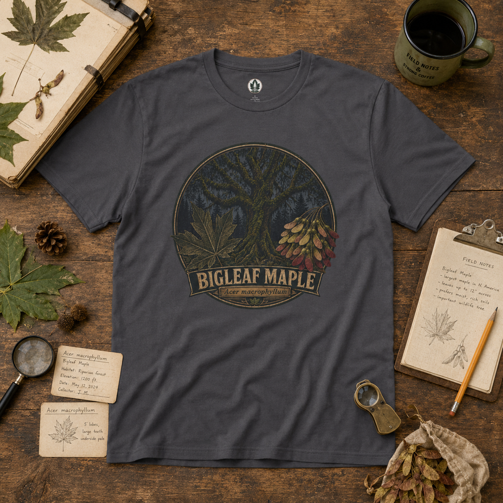 Bigleaf Maple, Acer macrophyllum T‑Shirt