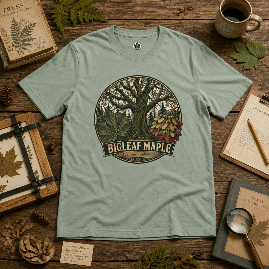 Bigleaf Maple, Acer macrophyllum T‑Shirt