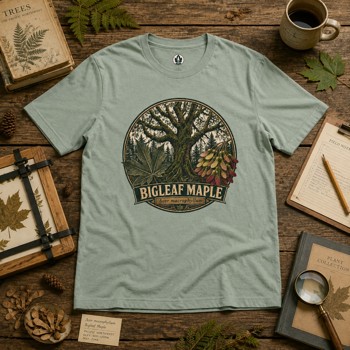 Bigleaf Maple, Acer macrophyllum T‑Shirt