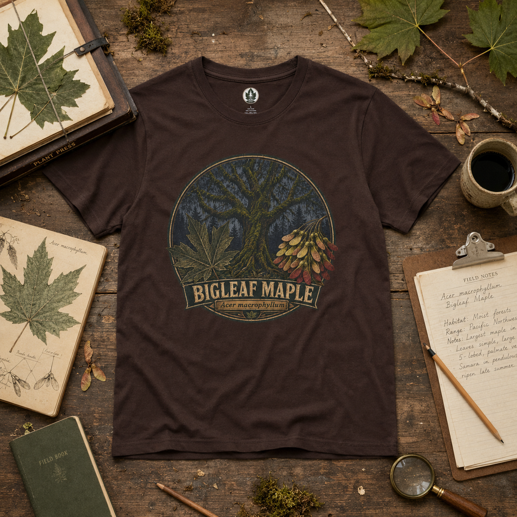Bigleaf Maple, Acer macrophyllum T‑Shirt