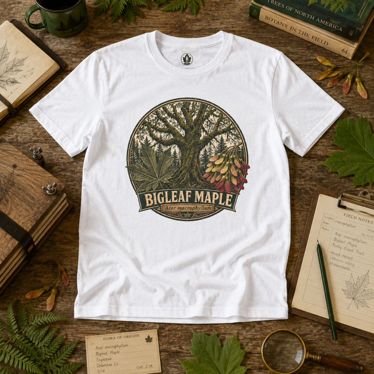 Bigleaf Maple, Acer macrophyllum T‑Shirt
