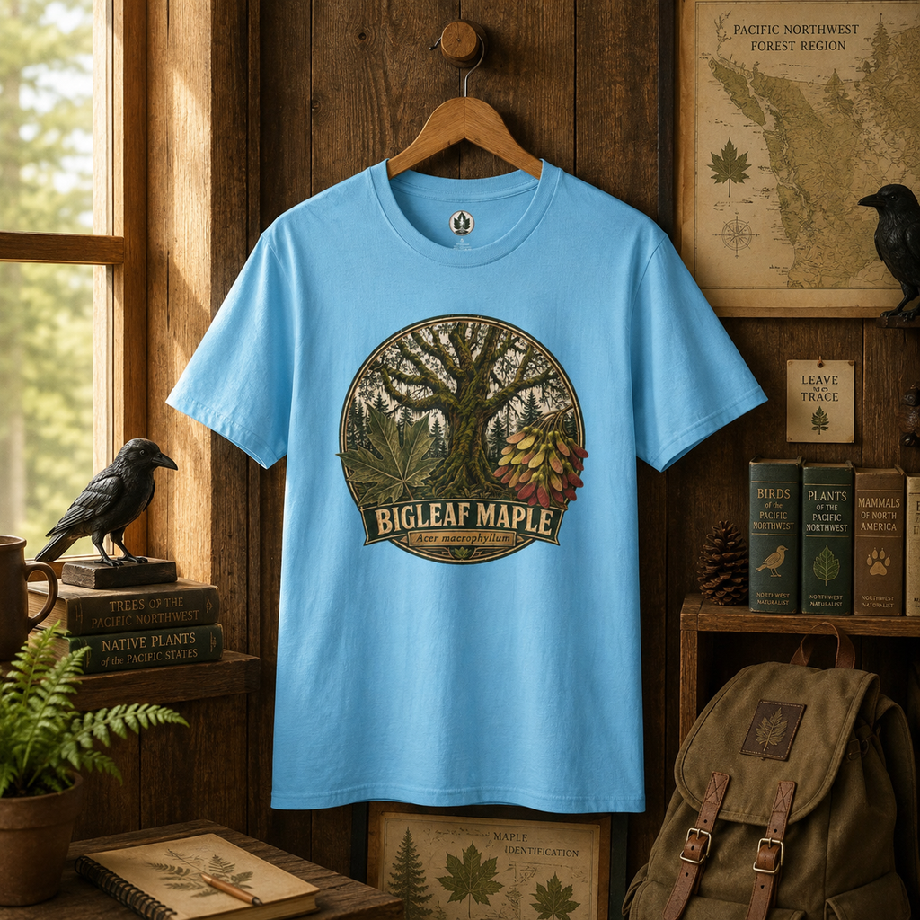 Bigleaf Maple, Acer macrophyllum T‑Shirt
