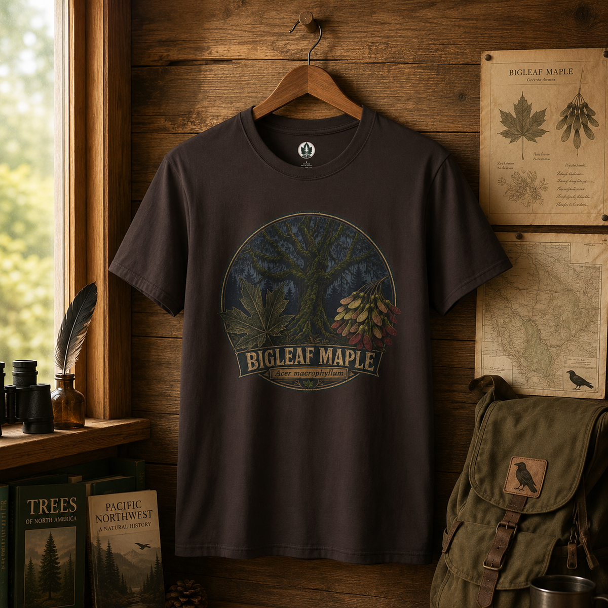 Bigleaf Maple, Acer macrophyllum T‑Shirt