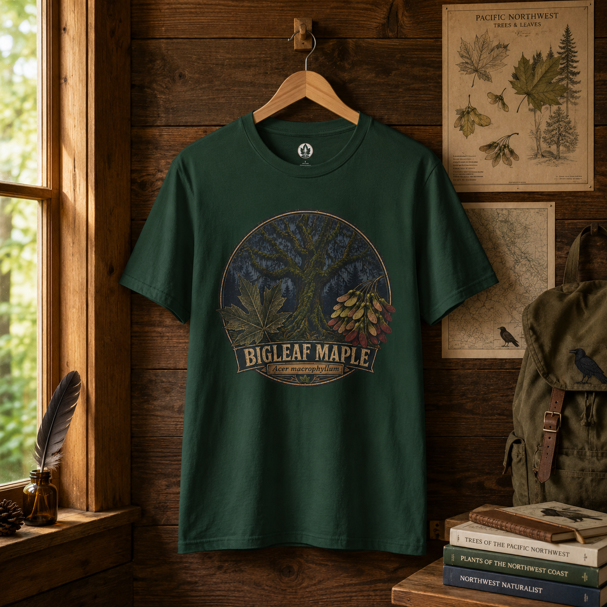 Bigleaf Maple, Acer macrophyllum T‑Shirt