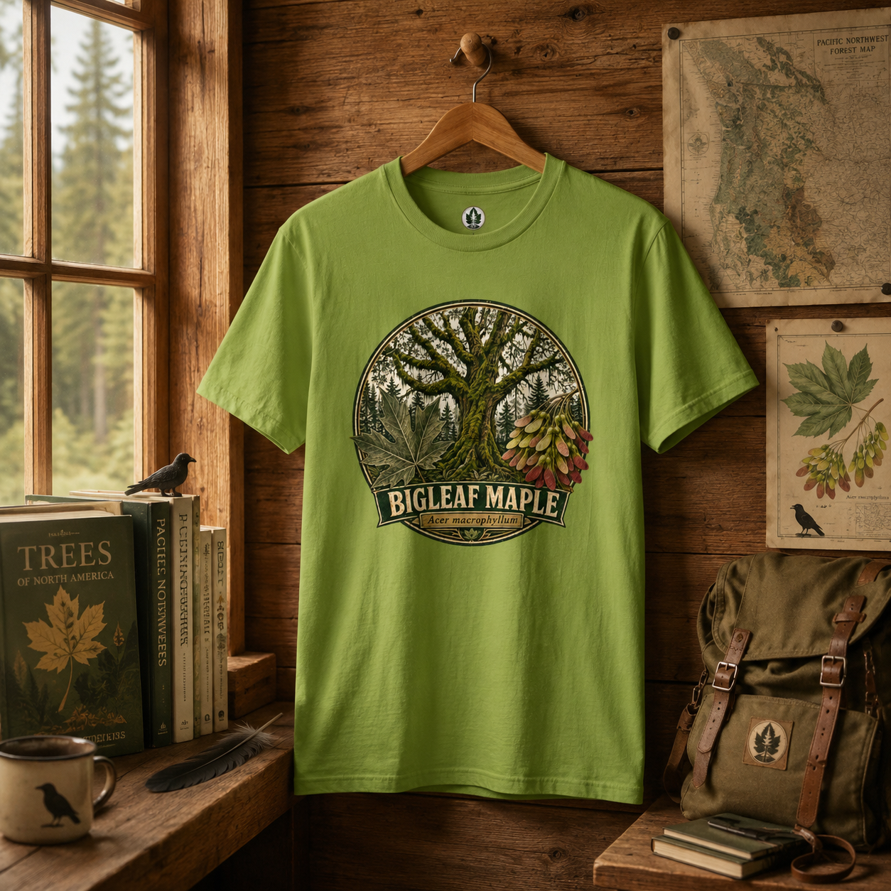 Bigleaf Maple, Acer macrophyllum T‑Shirt
