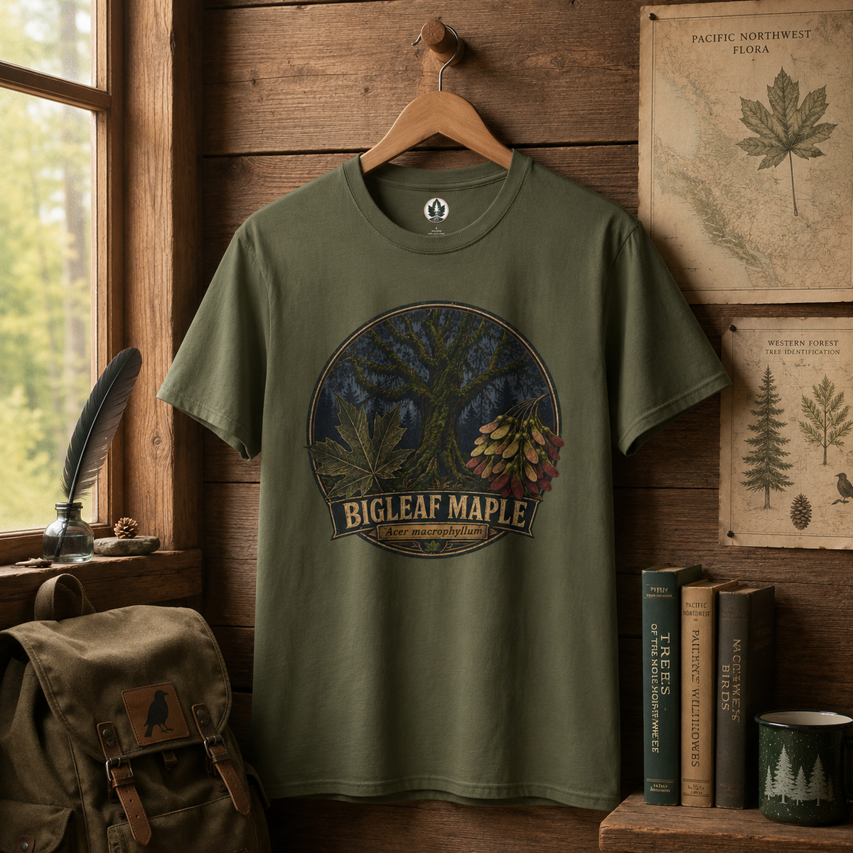 Bigleaf Maple, Acer macrophyllum T‑Shirt