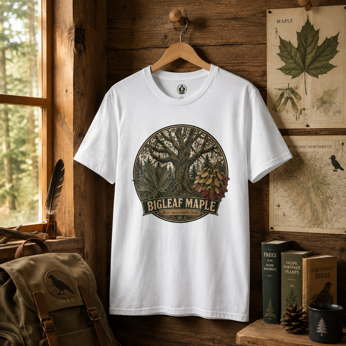 Bigleaf Maple, Acer macrophyllum T‑Shirt