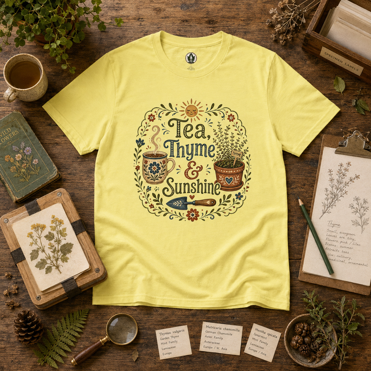 Tea, Thyme, and Sunshine T‑Shirt