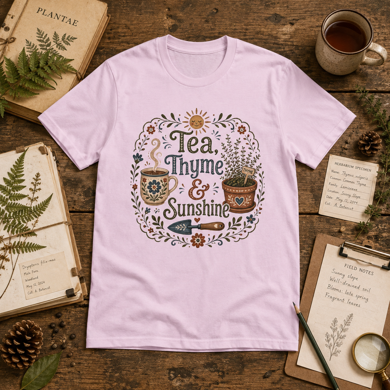 Tea, Thyme, and Sunshine T‑Shirt
