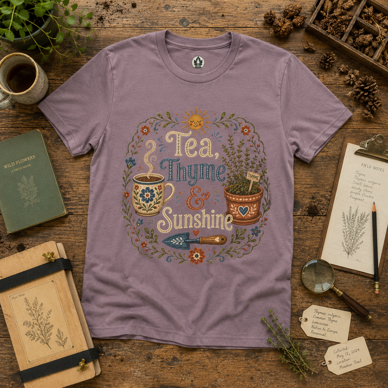 Tea, Thyme, and Sunshine T‑Shirt