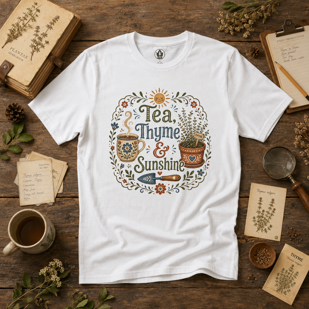 Tea, Thyme, and Sunshine T‑Shirt