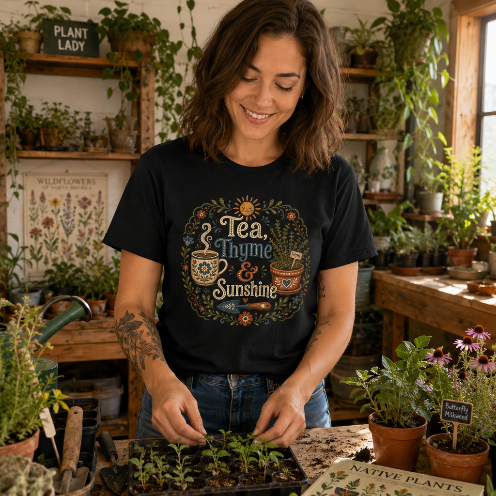 Tea, Thyme, and Sunshine T‑Shirt