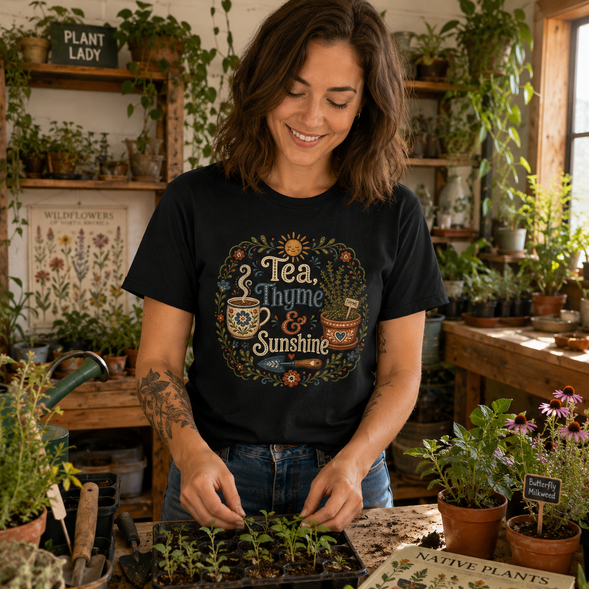 Tea, Thyme, and Sunshine T‑Shirt