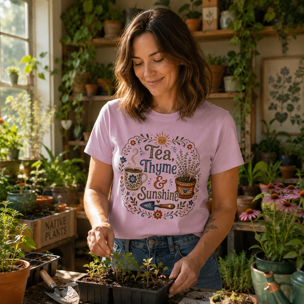 Tea, Thyme, and Sunshine T‑Shirt