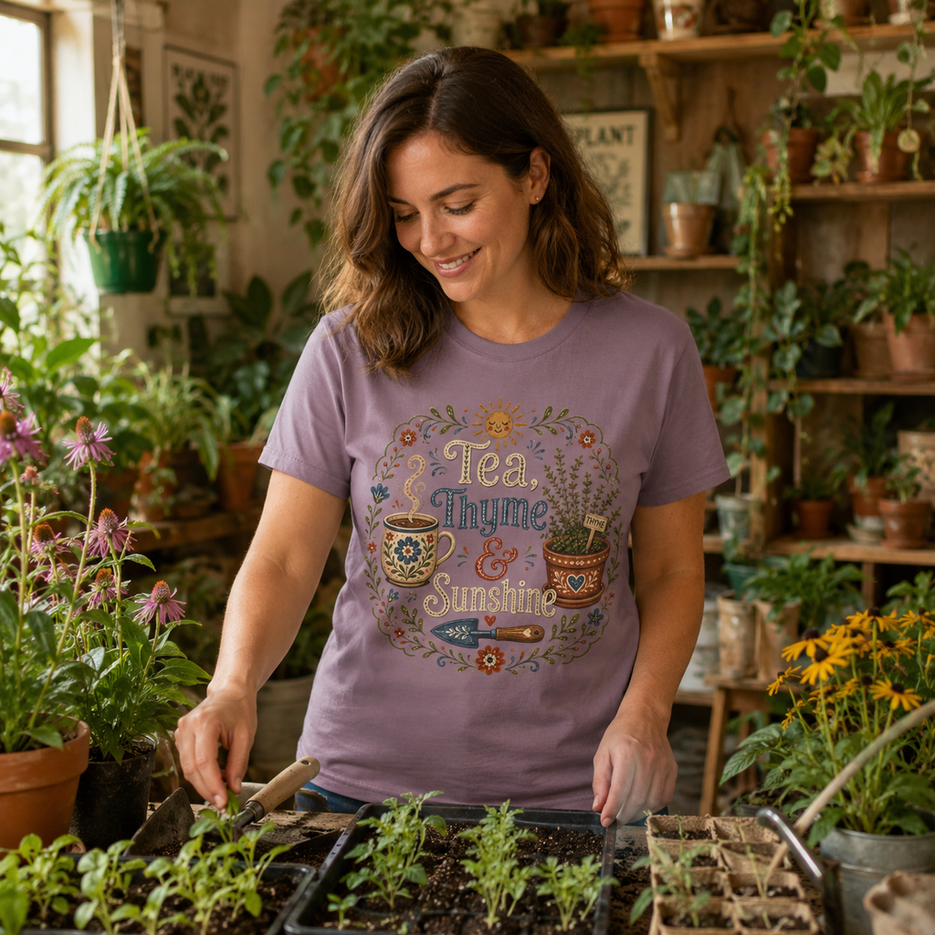 Tea, Thyme, and Sunshine T‑Shirt