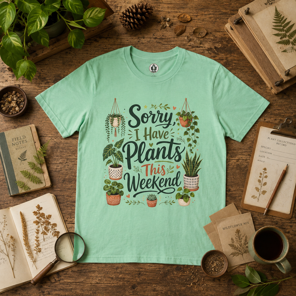 Sorry, I Have Plants This Weekend T‑Shirt