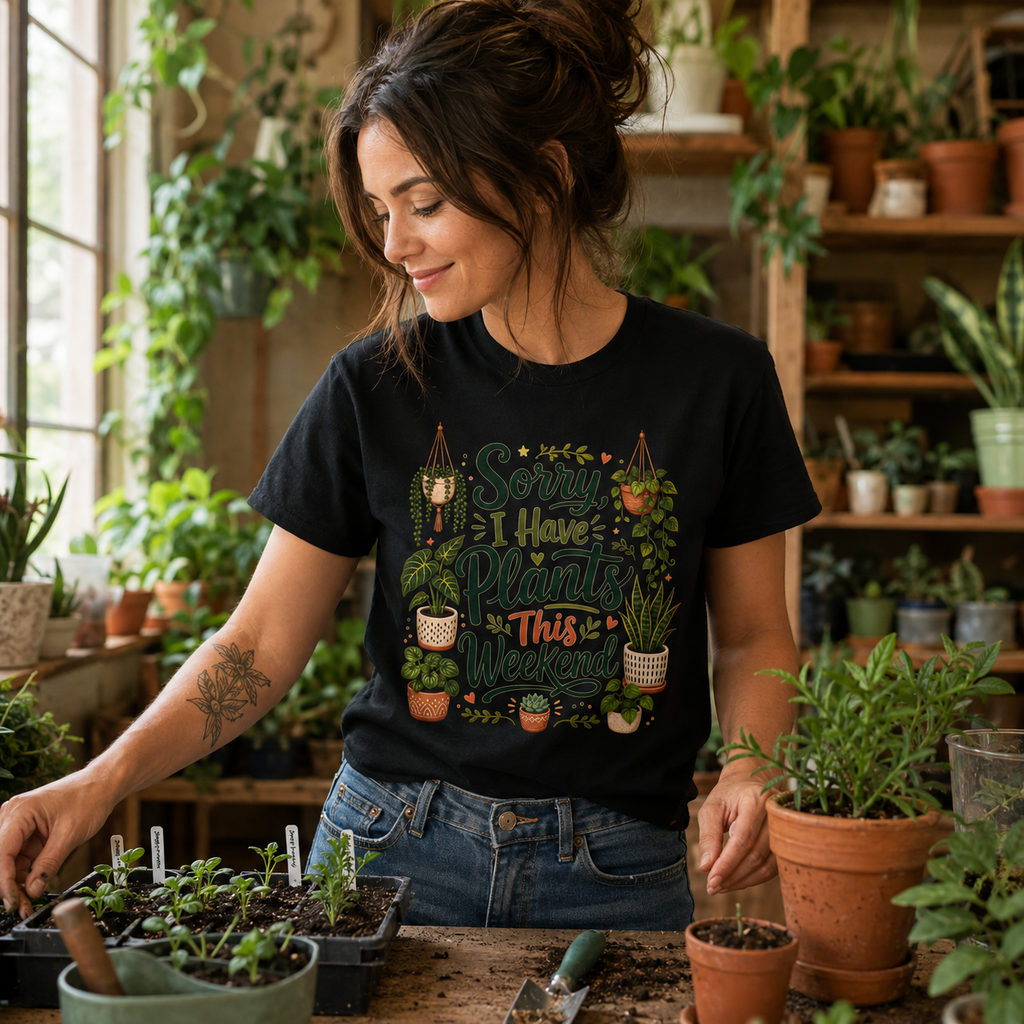 Sorry, I Have Plants This Weekend T‑Shirt