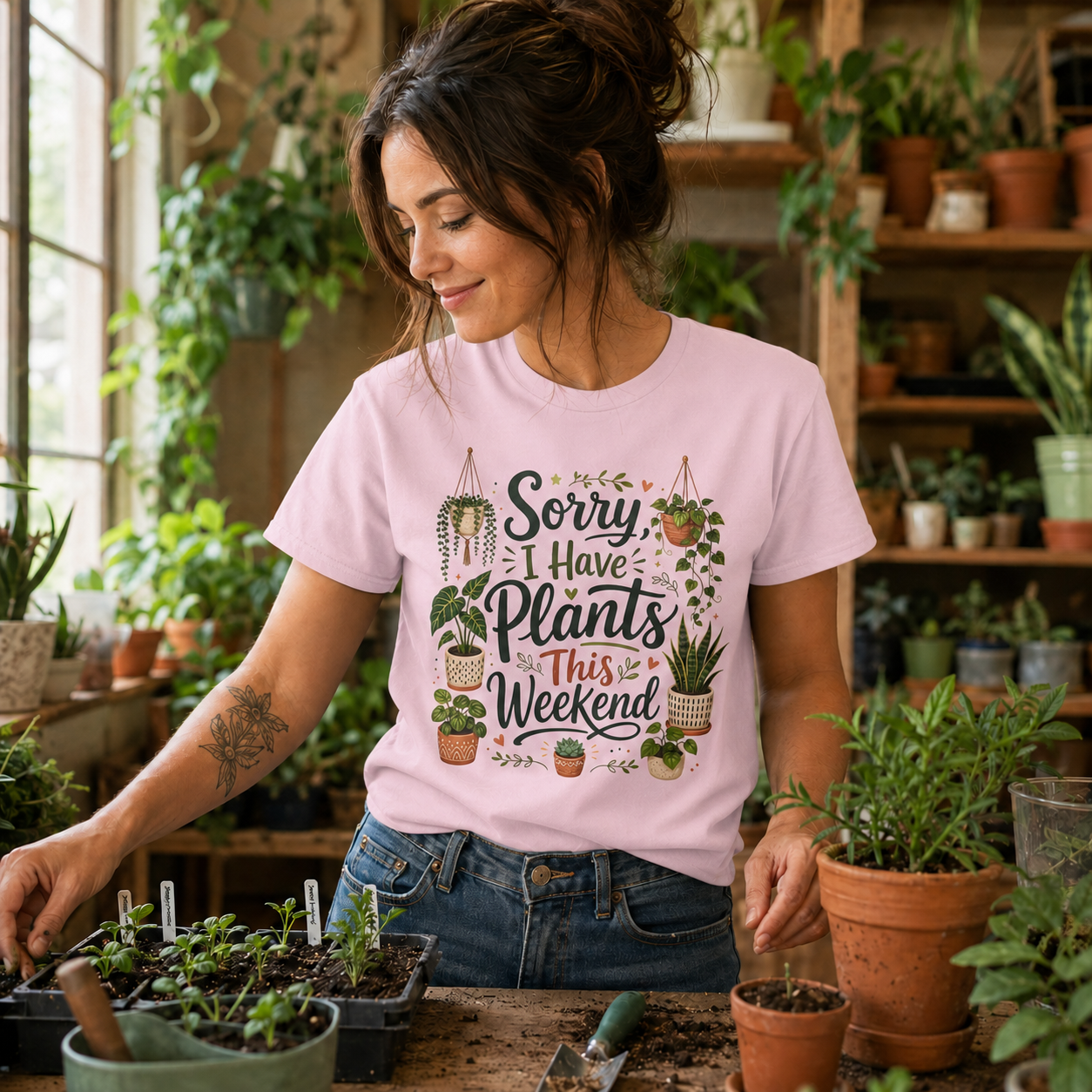 Sorry, I Have Plants This Weekend T‑Shirt